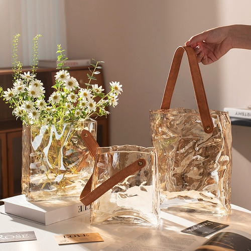 Стеклянный креативный портативный декор для гостиной, легкий роскошный стиль, изысканный стиль, популярно в интернете