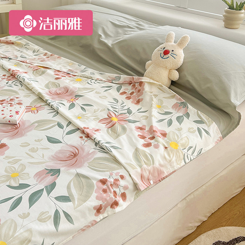 Lilly full cotton sepal sleeping bag pure cotton single travel sleeping bag bed linen by hood travel hotel for business trips portable-Taobao