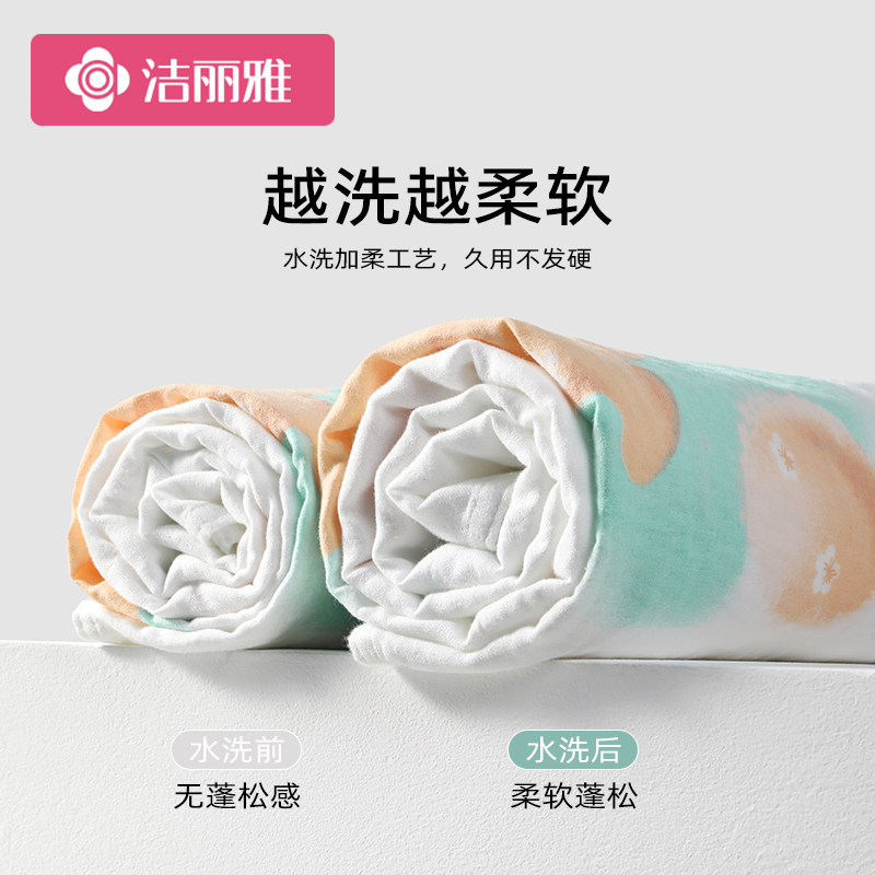 Jialiya Children's Gauze Bath Towel 2025 New Model All-Cotton Newborn Boys and Girls Baby Bath Wrap Infant Towel