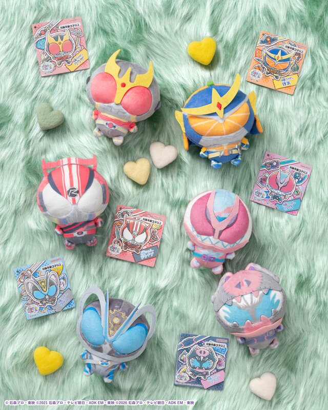 Small Quantity in Stock: Kamen Rider Faded Nunu Plush Toy, Towel, Doll Bag, Transparent Storage Bag, Square Towel