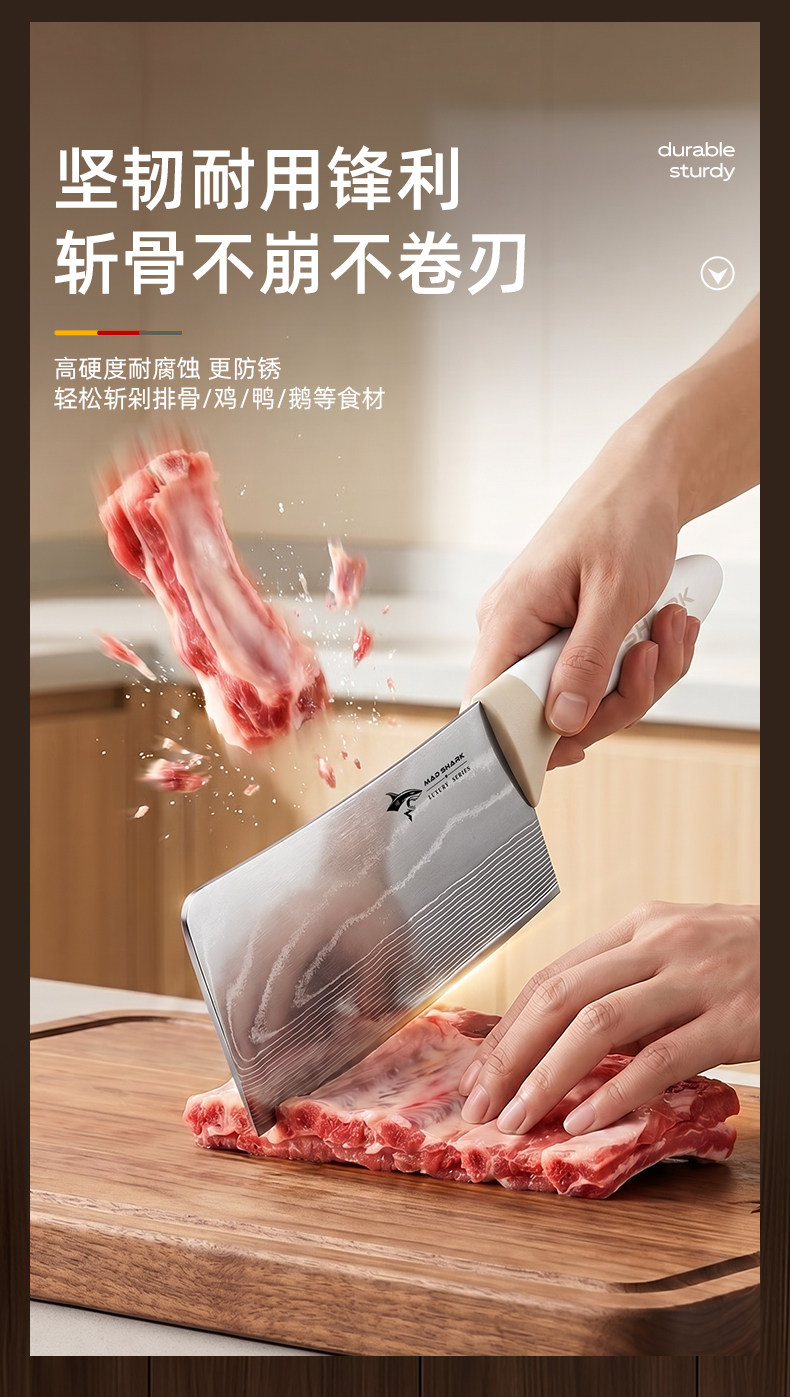 安享好物 安享B级水果刀-狂鲨多彩 女士水果刀  