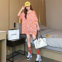 Cotton T-shirt women short sleeve 2020 new female loose Korean version of net red base shirt female ins Super fire girl