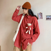 Lining Clothes Autumn Women Outwear Light Core Suede Jacket Shirt Woman Design Sensation Small Crowdsalt Ensemble Autumns Long sleeves 2020 New