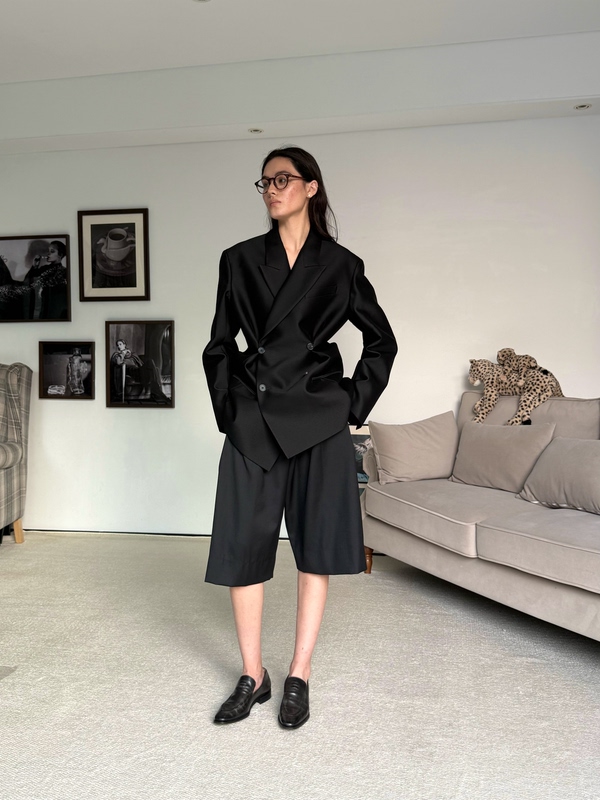 Trow Original Runway-Style Silk Wool Suit
