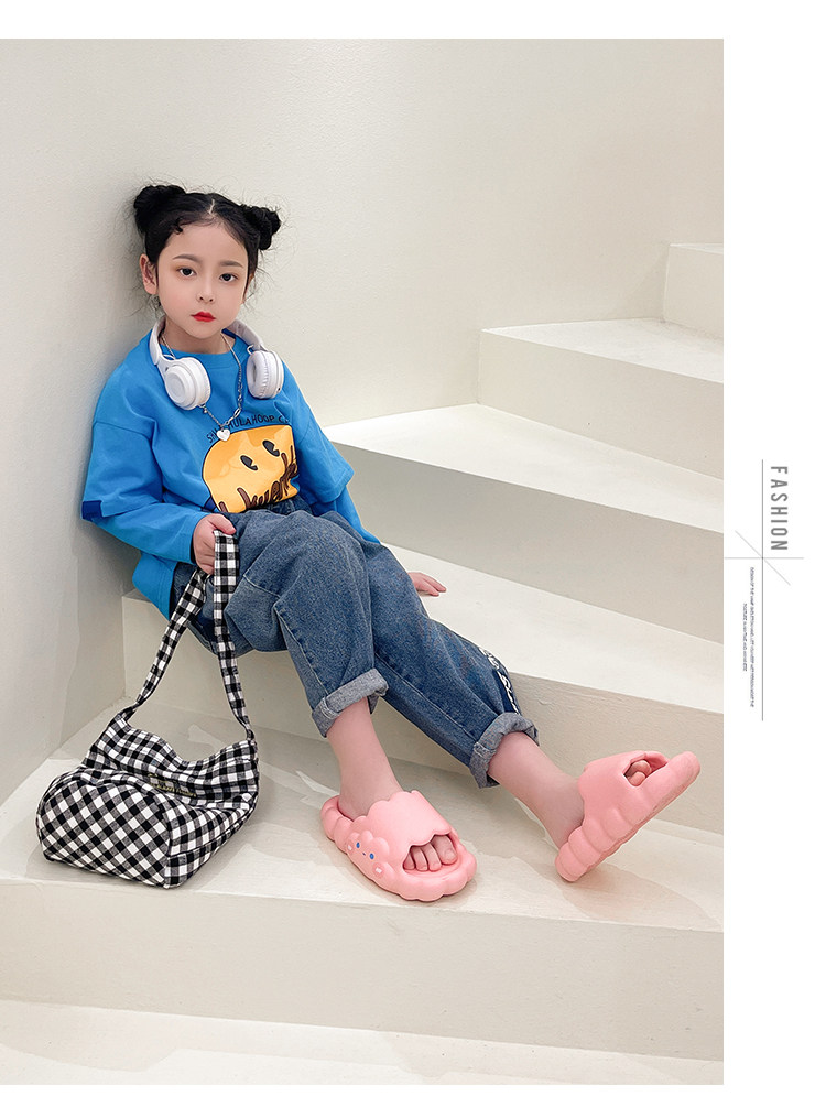可爱云朵儿童拖鞋女童2026夏季室内居家防滑不臭脚亲子凉拖鞋男童 — 12
