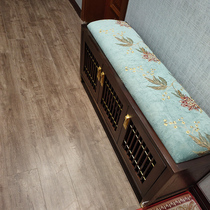 New Chinese-style shoe stool home door sofa stool solid wood storage stool wearing shoes stool stool cloth change stool shoe cabinet stool