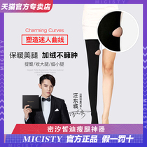 Micisty thin leg socks womens autumn and winter strong pressure leggings 800D velvet thickened pantyhose