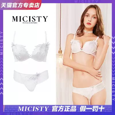 Micisty Mixi Xidi wings gathered bra temperament underwear female sense of beauty back thin new model
