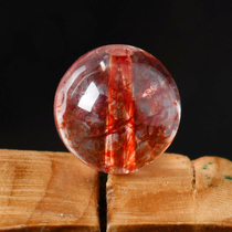 Red Ghost Burst Flower Crystal Pearl Red Glue Flower Crystal Loose Bead Sepal Beads Diy Multi-Treasure Hand Strings Beads Ornament Accessories