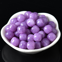 Moisturizer Purple Jade Barrel Pearl Loose Bead Road Pass Diy Ornament Buddha Pearl Necklace handmade Pearl Purple Pearl Bracelet with beads