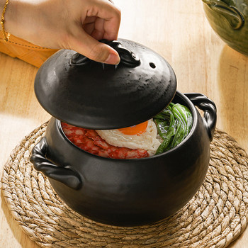 Special Clay Pot for Gas Stoves, High-Temperature Resistant, Non-Cracking, Suitable for Claypot Rice, Stewing, and Traditional Soup Cooking, for Home Use