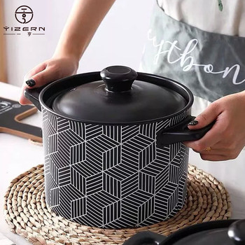 Large Household Clay Pot Soup Pot, Special for Gas Stoves, New 2026 Model, High Aesthetic Clay Pot for Soup