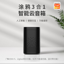 Graffiti Intelligent Voice Speaker Small Wise Butler Home Three-in-one Zigbee Gateway Wifi Infrared Remote Control Home Sound