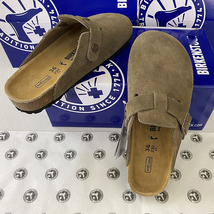 Large Size 35-47 Genuine Leather Birkenstock Shoes for Men and Women, Suitable for Outdoor Wear, Cork Thick-Soled Closed-Toe Fishing Birkenstock Sandals