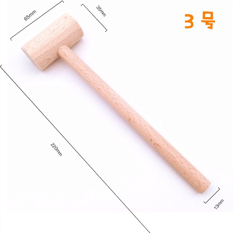 Молоток с деревянной ручкой 榉木木榔头 木头锤工具锤 实木木锤玩具锤 钣金锤敲肉锤 可定尺寸