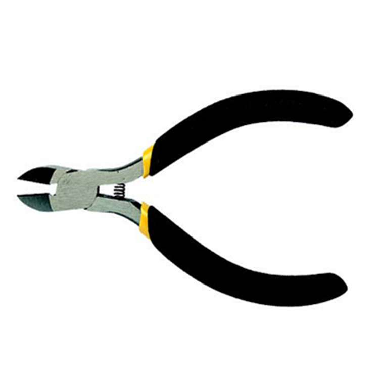 STANLEY Stanley Tools 4 inch black handle mini oblique nose pliers 84-124-23