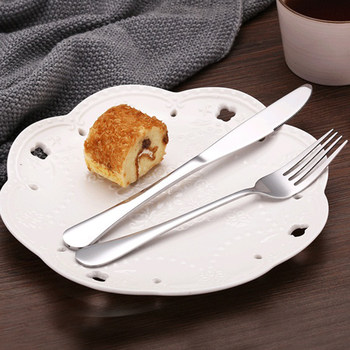Two-piece set of knives and forks for children's western dishes and spoons ins