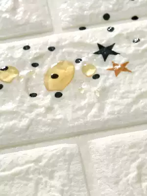 Self-adhesive anti-collision wallpaper stereo 3d wallpaper kindergarten classroom children's room warm bedroom decoration wall sticker