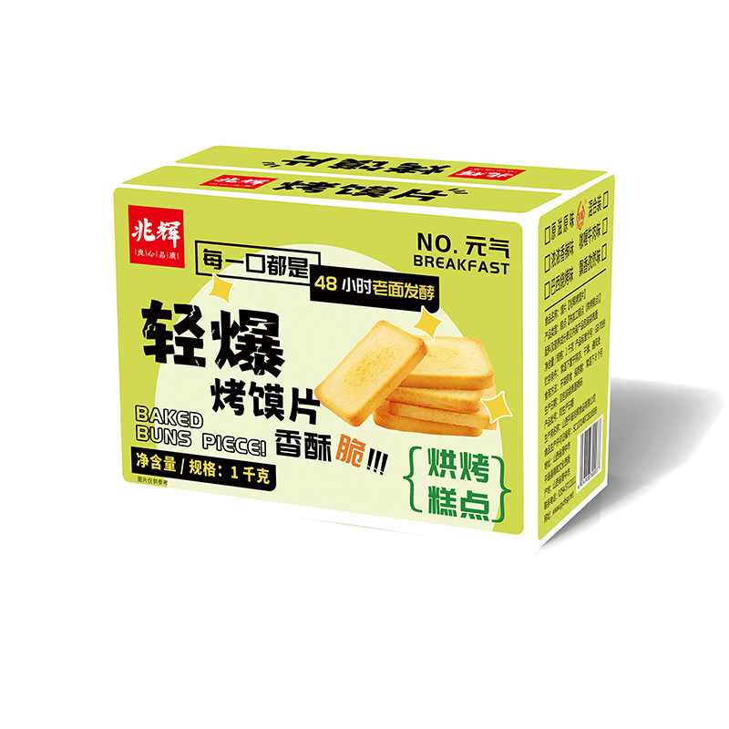 兆辉多口味爆烤香馍片1000g