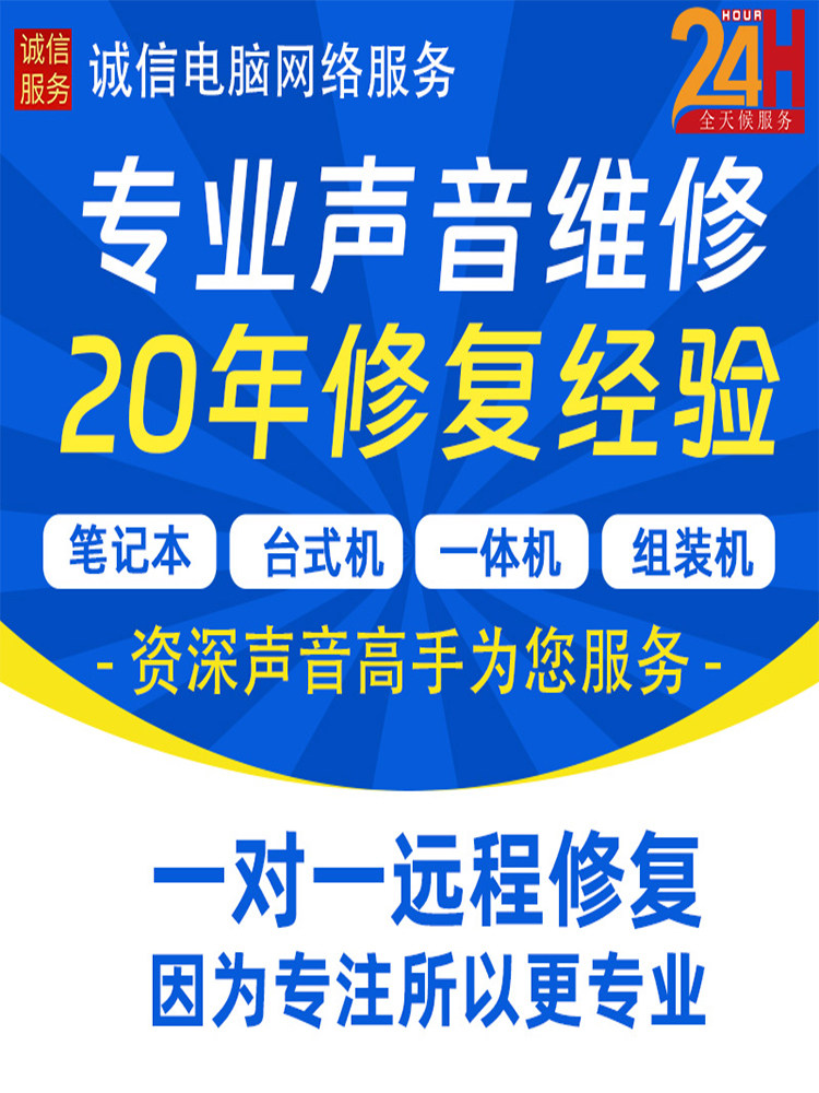 Remote Repair of Computer Sound Issues, No Sound from Speakers, Debugging of Laptop Headphones, Microphone, Desktop Computer Repair