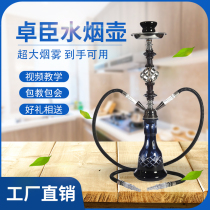 Hookah full bar Arabian hookah KTV glass medium hookah fruit flavor bar home shisha