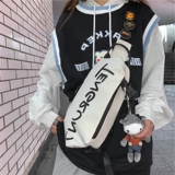 Брендовая тканевая сумка через плечо для влюбленных, небольшая сумка для отдыха, летняя нагрудная сумка