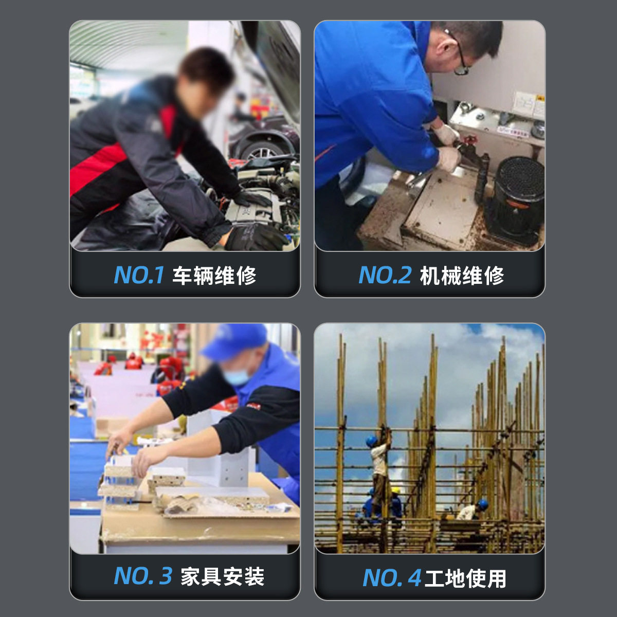 Multifunctional Socket Wrench Set in Orange Case with Universal Connectors Suitable for Various Scenarios and Multiple Specifications