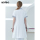 White coat doctor's short-sleeved dental clinic beauty salon skin management medical beauty work clothes for women summer high-end