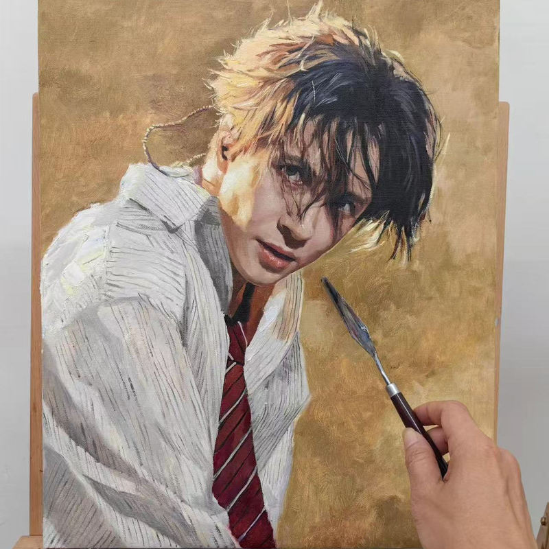 Oil Painting, Photo, Portrait, Real Person Portrait Painting, Decorative Painting, Figure Painting, Entrance Hall, Pure Hand-Painted Painting, Hanging Painting, Custom Painting Oil Painting, Photo, Portrait, Real Person Portrait Painting, Decorative Painting, Figure Painting, Entrance Hall, Pure Hand-Painted Painting, Hanging Painting, Custom Painting