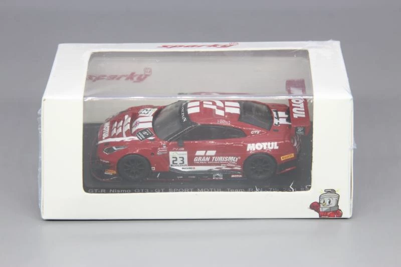 Сборная модель гонки Spark 1:64 2018 Spa 24-часа гонка GT-R Nismo GTR R35 GT3