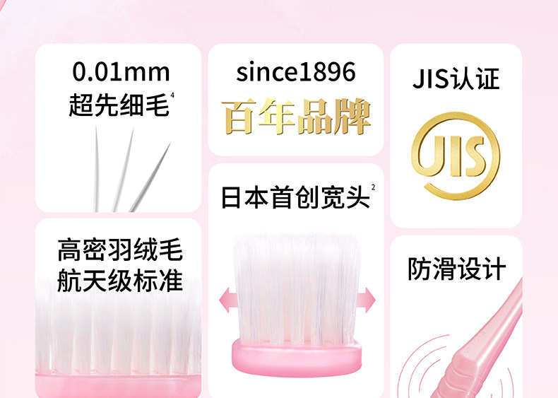 EBISU 惠百施 48孔 纤羽柔护宽头牙刷 B-7660EW 6支装 聚划算双重优惠折后￥54.9包邮 淘金币可抵扣￥12.87