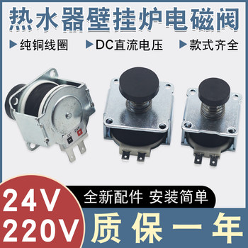 Gas Wall-Mounted Boiler Solenoid Valve Pure Copper Coil Accessories Dc Constant Temperature Water Heater Proportional Valve Dc24V/220V