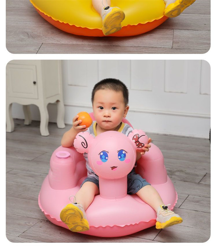Кресло, Наука 宝宝学坐椅婴儿夏天充气小沙发训练坐椅不伤脊椎餐椅浴凳坐立神器