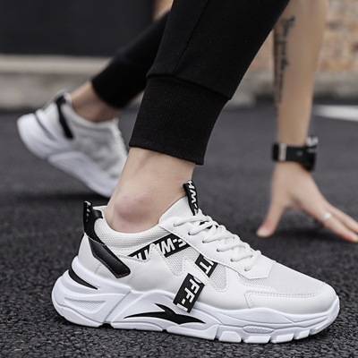 男士运动鞋透气网鞋休闲鞋跑步鞋飞织鞋男鞋