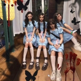 Хэллоуин косплей сияющие близнецы одевать костюм взрослая женская одежда ведьма ужас ведьма Демон