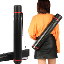 Large and thickened retractable picture tube storage and painting bucket large small moisture-proof Tube poster drawing bucket