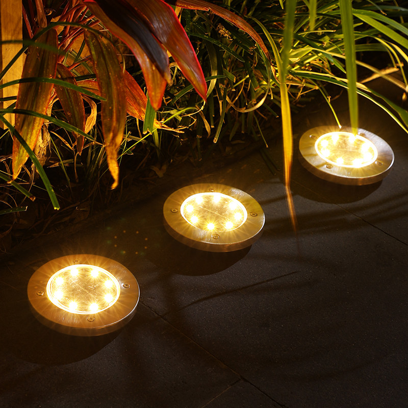 Solar buried light outdoor courtyard plug buried light led outdoor waterproof garden villa landscape decoration lawn light