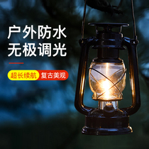 Charging Light Outdoor Camping Light Led Floodlight Solar rechargeable mobile portable hanging lamp retro horse light