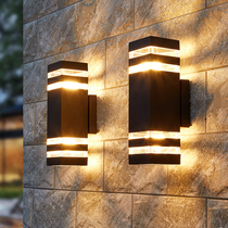 Wall Lamp Wall Lamp Outdoor Wall Large Doorway Courtyard Balcony Light Lavish Villa Creativity Outdoor Waterproof Double Head Atmosphere Light