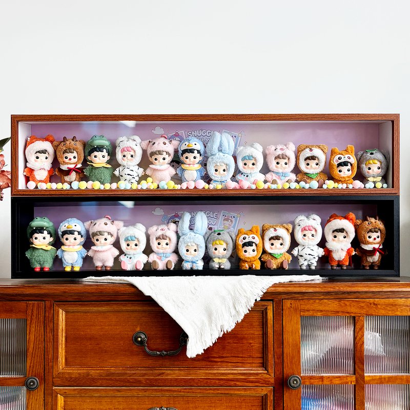 Bubble Mart Hacipupu Animal Sticker Series Vinyl Plush Storage Box Display Frame Storage Box Photo Frame