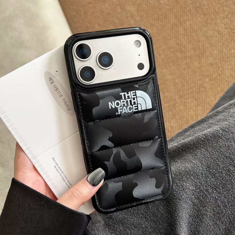 The North Face Quilted Camouflage iPhone Case
