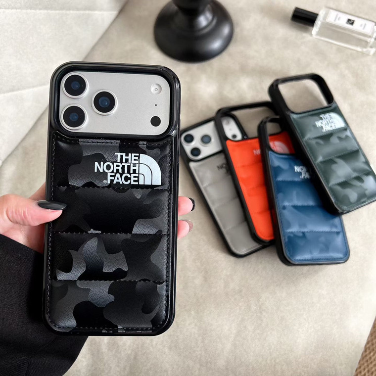 The North Face Quilted Camouflage iPhone Case
