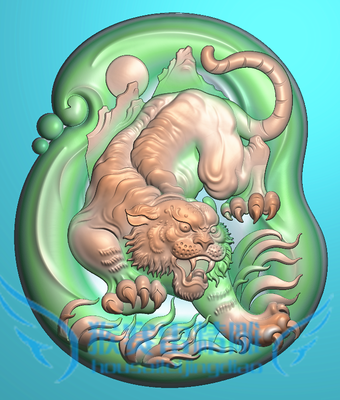 2020 with the shape of the old tiger brand 76767 carved figure jdp gray figure bmp relief figure