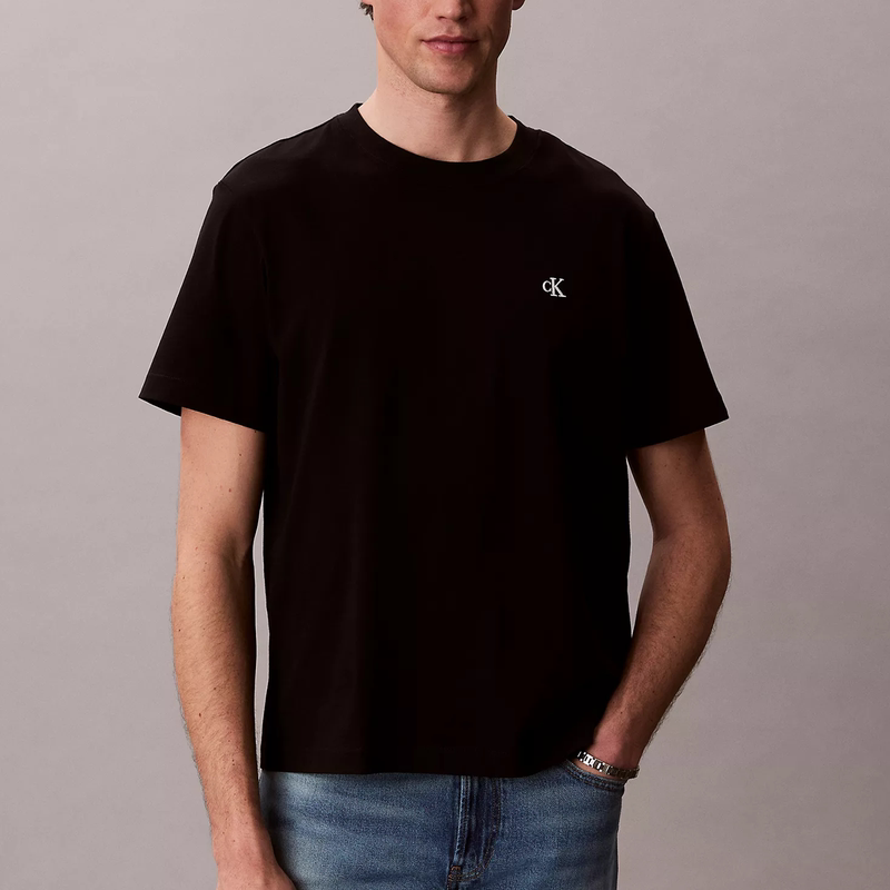 Calvin Klein Jeans Ck Short-Sleeved Pure Cotton T-Shirt Genuine for Men and Women 40Hm229 4Rb862G Calvin Klein Jeans Ck Short-Sleeved Pure Cotton T-Shirt Genuine for Men and Women 40Hm229 4Rb862G