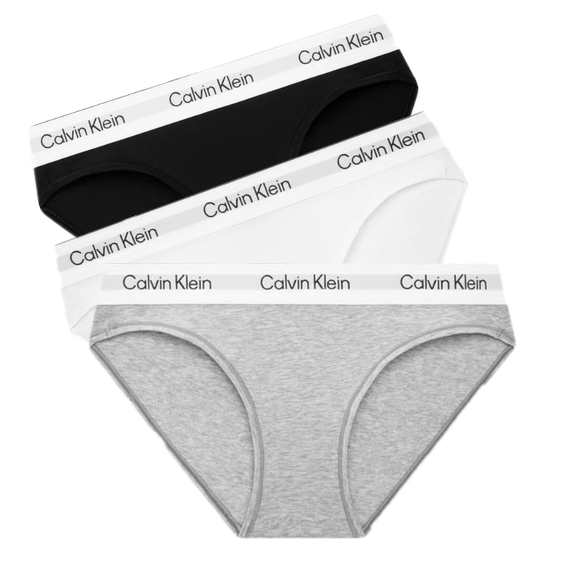 Calvin Klein Ck Women's Briefs Printed Letter Embroidered Pure Cotton Underwear F3787 Qf8520