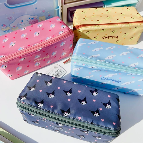 Вместительный и большой пенал, косметичка, мультяшная милая сумка для хранения для школьников