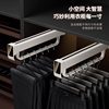 Shallow Wardrobe Clothes Rail Cabinet Intimates Wardrobe Vertical Pull-Out Clothes Hanger Rod Clothes Pass Damping Trouser Rack Telescopic Slide Rail