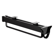 Shallow wardrobe pull-out clothes rail top-mounted telescopic clothes hanger wardrobe vertical and longitudinal bar cabinet underwear through hardware accessories