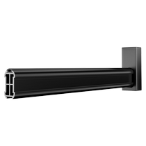 Wardrobe hanging clothes rail thickened clothes rail holder wardrobe cross bar cabinet fixed flange seat non-slip silent cabinet underwear rod
