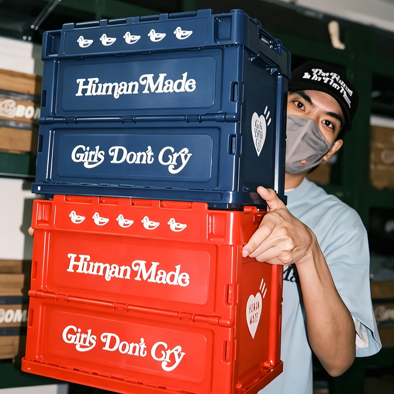Human Made Storage Box Trendy Household Folding Box Industrial Style Storage Box Car Trunk Large Size in Stock Human Made Storage Box Trendy Household Folding Box Industrial Style Storage Box Car Trunk Large Size in Stock